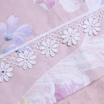 Вафельное покрывало пике с кружевом Hena Tivolyo