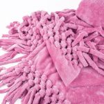 Плед из велсофта с бахромой светло-лиловый Nappa Soft Tivolio