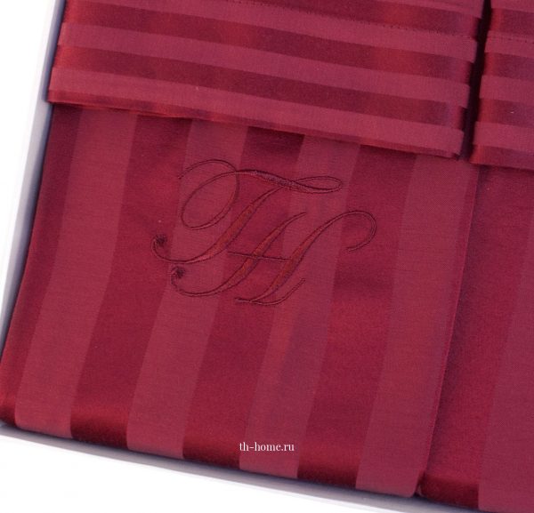 Постельное белье New Jacquard бордовый Tivolyo