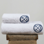 Ecocotton Route Erkek Beyaz 2’li Havlu Seti