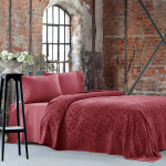 Tivolyo home BAROC покрывало бордовый