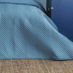 3- SIMPLY BED SPREAD SET SKY BLUE
