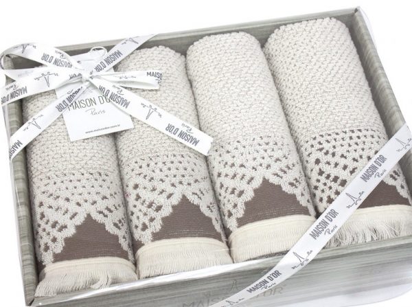 Комплект-жаккардовых-полотенец-40×60-4-шт-Jacquard-Naturalle-Maison-1-2-1024×763