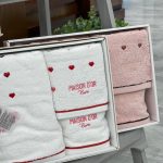 CANDY LOVE НАБОР ПОЛОТЕНЕЦ — 3 ШТ ПЫЛЬНАЯ РОЗА